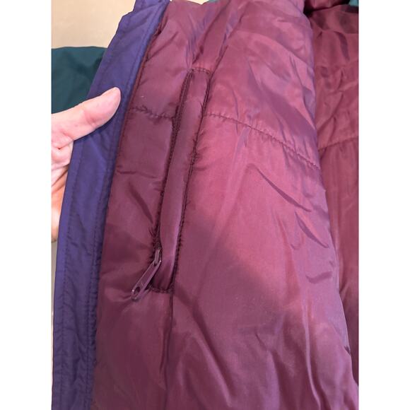 Columbia Ski Jacket Mens Size L Green Workwear Outdoor Hike Waterproof Cosy - Picture 5 of 9